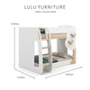 MapleCraft Frame Double Decker Bed Frame Bunk Bed