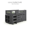 Arbor Essence Double Decker Bed Frame with Study Desk & Storage Bunk Bed – Single Size