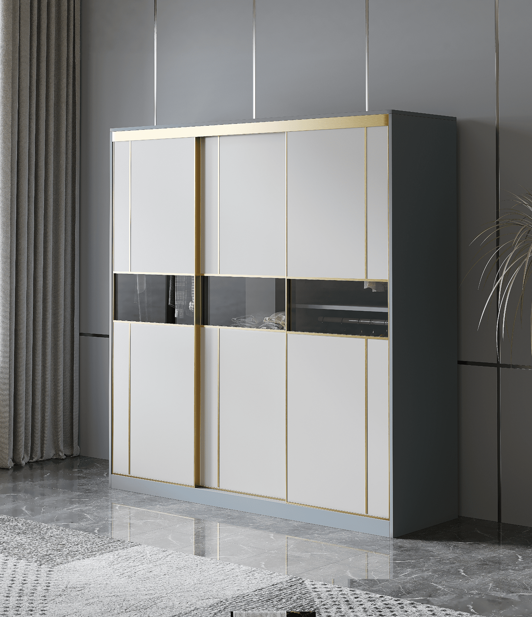 Lune's Closet NY様 Pure Sport ×50 Wardrobe | Sliding Wardrobe | LuluFurniture Singapore – Lulu Furniture
