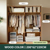 Oka Haven Solid Wood Sliding Door Wardrobe