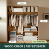 Oka Haven Solid Wood Sliding Door Wardrobe