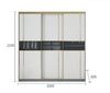 NINA Luxury Sliding Wardrobe with Locker