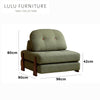 MUZU Japanese Style Modular Sofa Bed