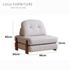 MUZU Japanese Style Modular Sofa Bed