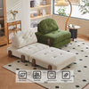 MUZU Japanese Style Modular Sofa Bed