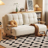 CLOUDY Chenille Foldable Sofa Bed - Dark Blue