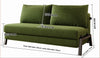 NORVIK Corduroy Sofa Bed - 2- Seater Green Colour