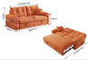 VELORA Microfiber Sofa Bed - Orange