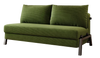 NORVIK Corduroy Sofa Bed - 2- Seater Green Colour
