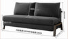 NORVIK Corduroy Sofa Bed - 2- Seater Dark Grey Colour