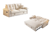 VELORA Microfiber Sofa Bed - White Colour