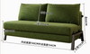 NORVIK Corduroy Sofa Bed - 2- Seater Green Colour
