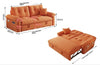 VELORA Microfiber Sofa Bed - Orange