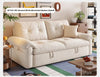 VELORA Microfiber Sofa Bed - White Colour