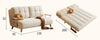 CLOUDY Microfibre Foldable Sofa Bed - White