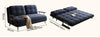 CLOUDY Chenille Foldable Sofa Bed - Dark Blue