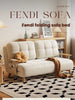 CLOUDY Chenille Foldable Sofa Bed - Dark Blue