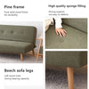SIMPY 3 Seater Sofa Bed - Green