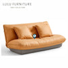 LAHU Leathaire Sofa bed Tatami Bed - Orange