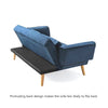 SEAGREY 2 Seater Linen Fabric Sofa Bed