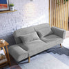 SEAGREY 2 Seater Linen Fabric Sofa Bed