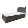 MADERA Simple Design Storage Bed Frame with Headboard