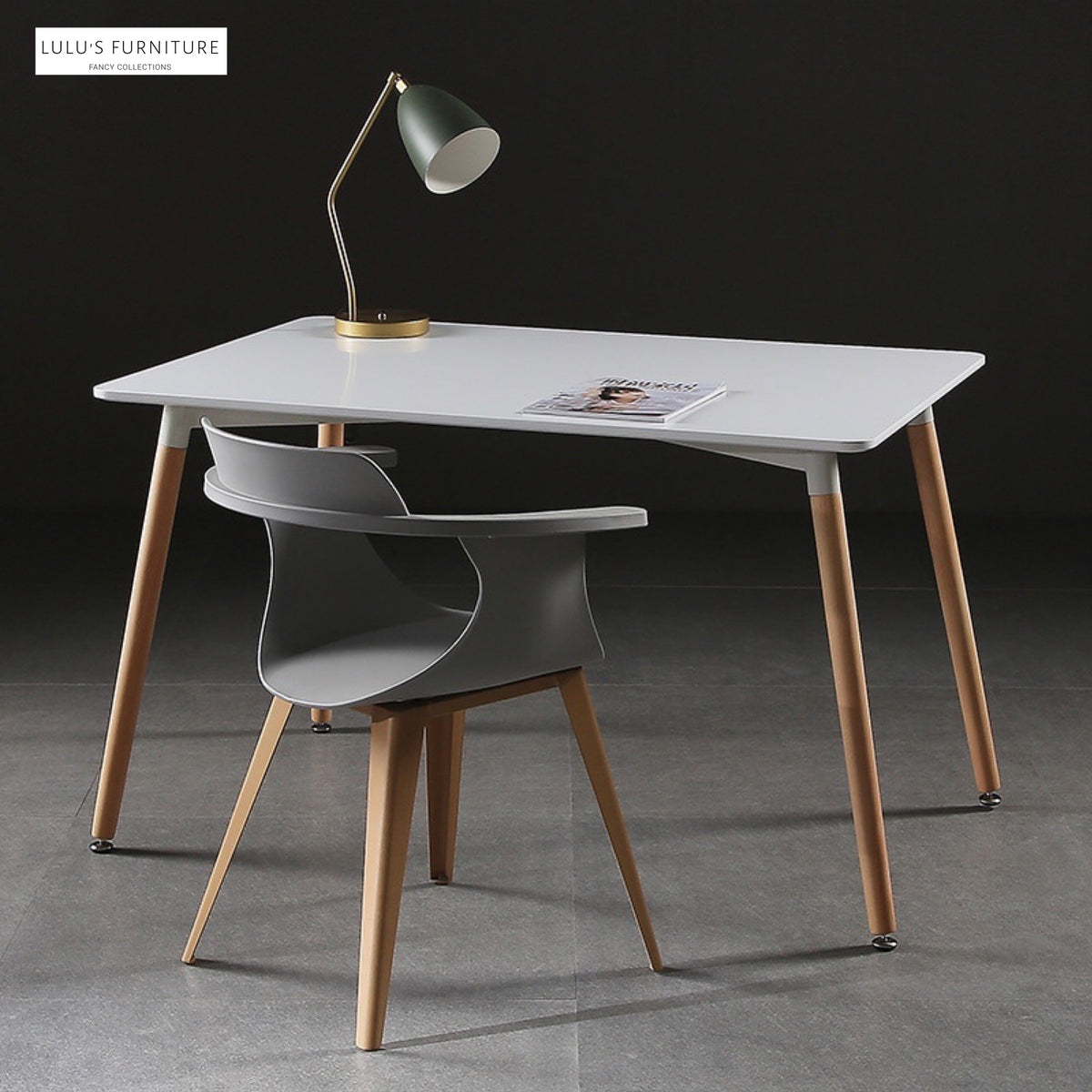 NORDIC Simple Table Singapore | Nordic Office & Study Table | Lulu ...