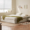 LUNA Upsized Storage Drawer Tatami Bed Frame From Queen to King Size - White