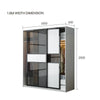 KLASS Tempered Glass Wardrobe