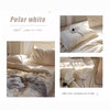 Lelfried 100 Thread Count Austria Tencel Summer Bed Set (4 in 1) - Polar White