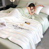 Butterfly -5° Cool Ice Silk Touch Feeling Summer Bedding Set (4 in 1) in Three Colours