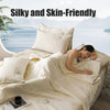 SUMMY Ice Silk Touch Feeling Summer Bedding Set (4 in 1) in Three Colours