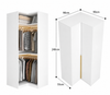 AuraCraft Hinge Door Customised Wardrobe Corner Body
