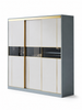 WAHIE Luxury Sliding Wardrobe with Locker