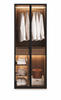 KLASS 2/3 Door Design Walk-In Wardrobe Two Doors Option