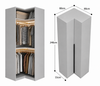 Nordelle Hinge Door Customised Wardrobe Corner Body