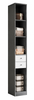 Velmora Tempered Glass Hinge Door Customised Wardrobe Side Cabinet