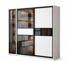 KLASS Tempered Glass Wardrobe - Ivory White Colour