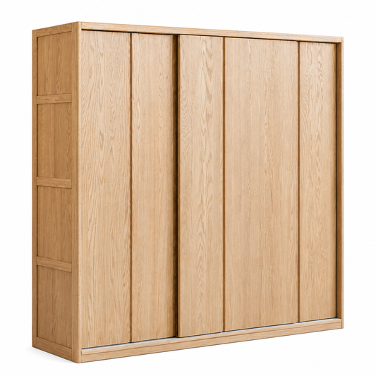 Oka Solis Solid Wood Sliding Wardrobe