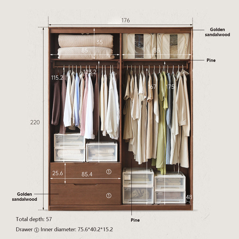 Wardrobe | Hinge Door Wardrobe | LuluFurniture Singapore – Lulu Furniture