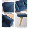 SEABLUE 2 Seater Linen Fabric Sofa Bed