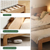 100% Solid OAK Wooden Simple Bed Frame in Two colours