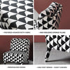 PLOVER Houndstooth Armchair - White Colour