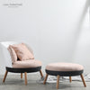 TRASA Rest Armchair with Ottomans - Grey Colour