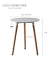 NORDIC Round Dining Table Set (2+1)