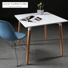 NORDIC Square Dining Table - White Colour