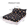 SUTA 800TC Polyester Microfiber Fitted Bedsheet Set / Bedsheet Set- Yellow