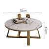 MARMOR Marble Luxury Coffee Table (Gold colour)