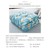 SUTA Washed cotton Comforter high quality Quilts soft Blanket single queen air condition summer duvet - White