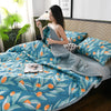 SUTA Washed cotton Comforter high quality Quilts soft Blanket single queen air condition summer duvet - Green